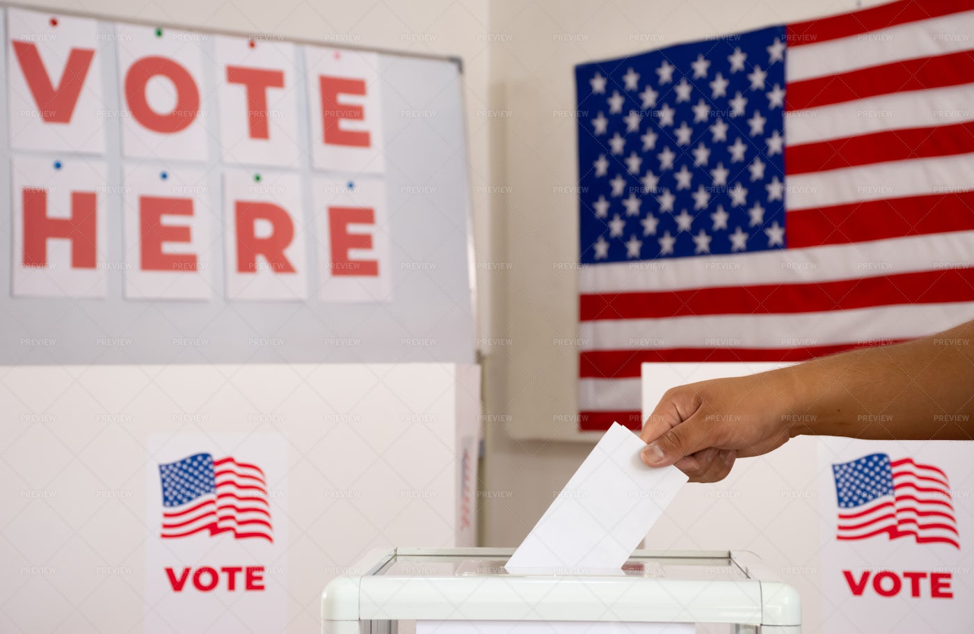 Person Is Voting - Stock Photos | Motion Array