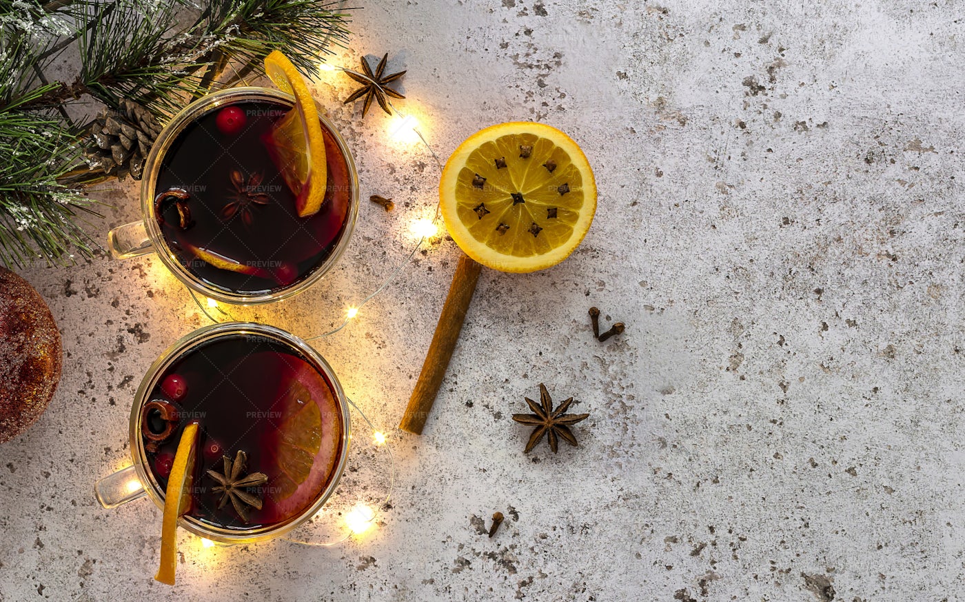 Christmas Mulled Wine: Stock Photos