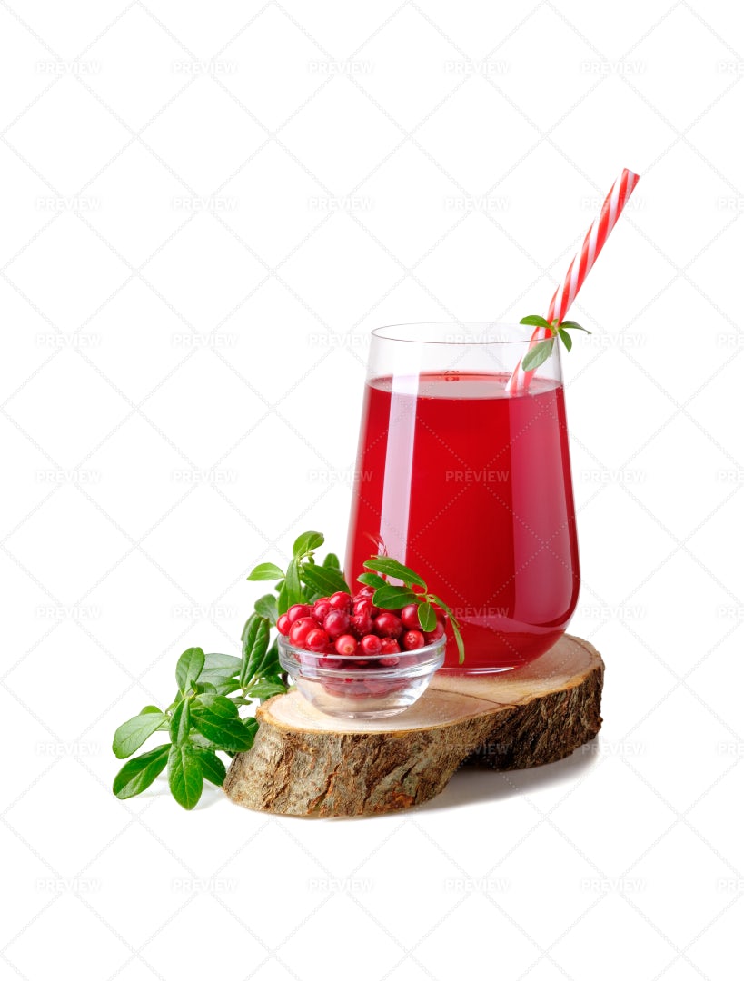 Lingonberry Juice: Stock Photos