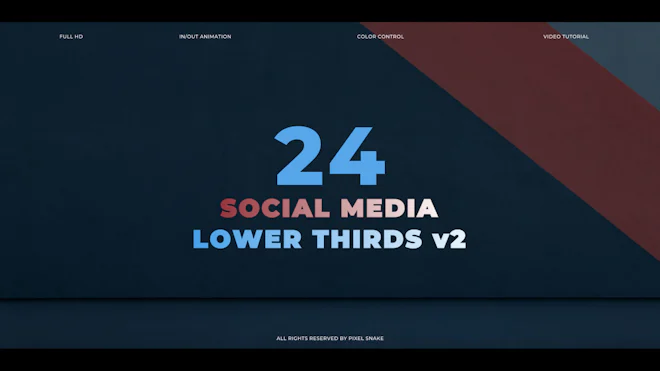 Social Media Lower Thirds