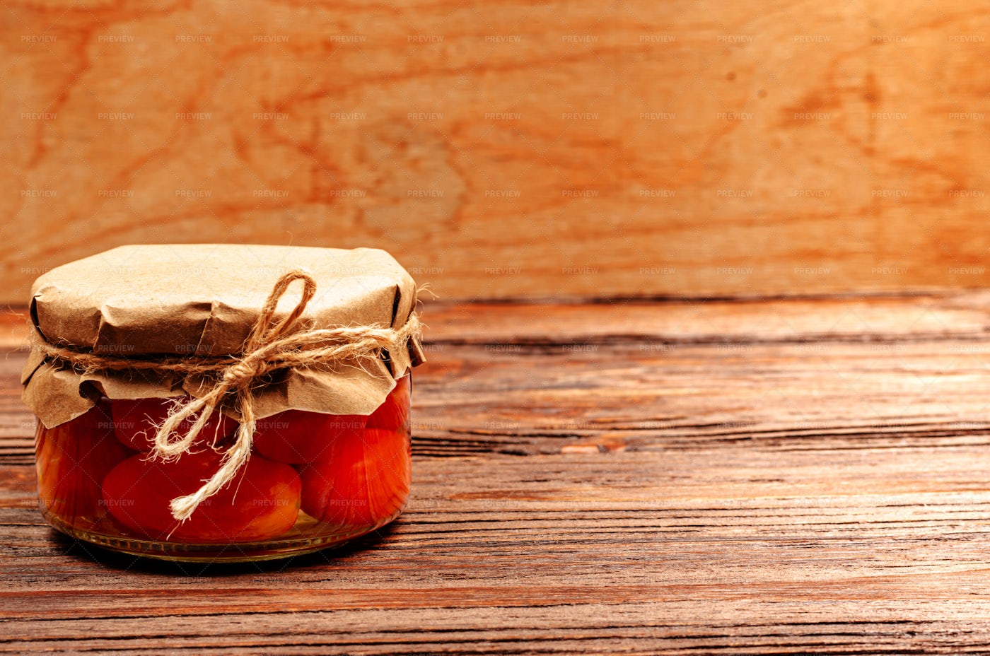 Canned Tomatoes In Jar: Stock Photos