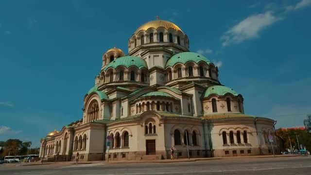 St. Alexander Nevsky Cathedral, Bulgaria: Stock Video