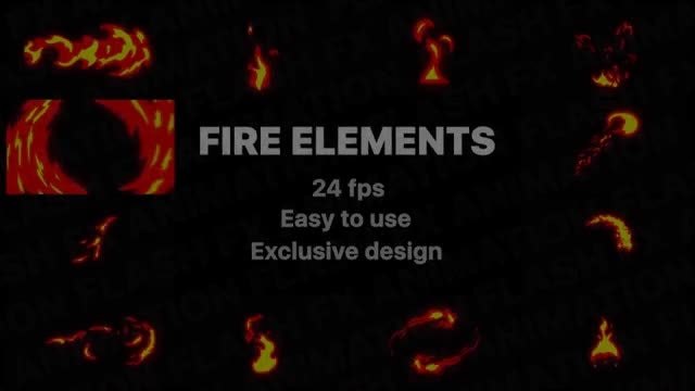 Fire Elements: After Effects Templates