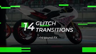 14 Glitch Transitions: Premiere Pro Templates