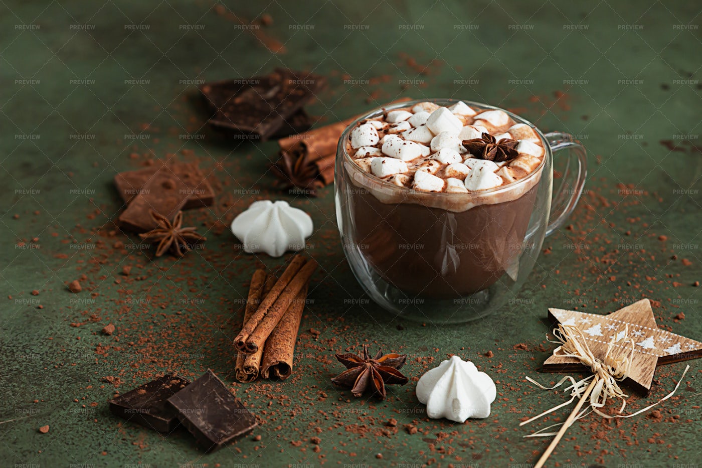Cup With Hot Chocolate: Stock Photos
