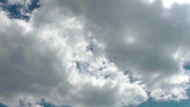 Cumulus Puffy Rain Clouds Time Lapse: Stock Video