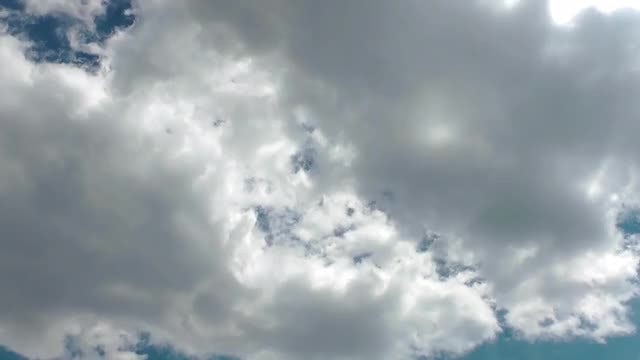 Cumulus Puffy Rain Clouds Time Lapse: Stock Video