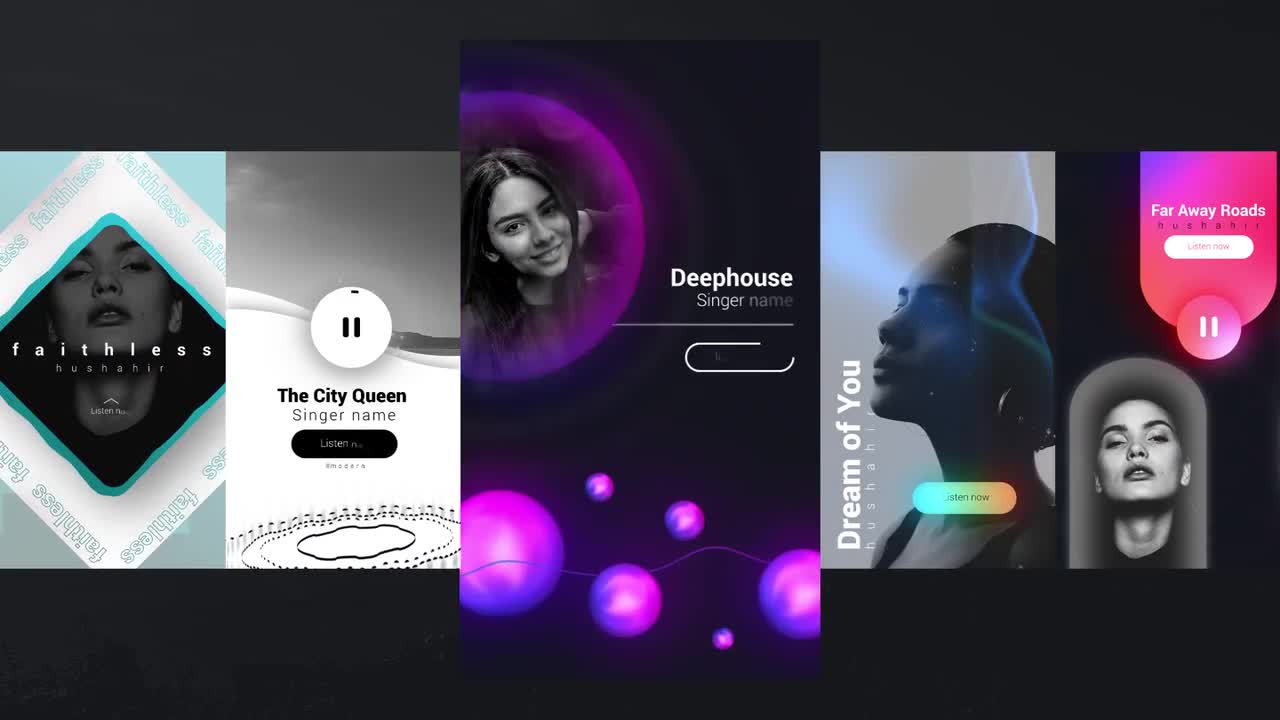 Instagram Music Stories V2 - Motion Graphics Templates | Motion Array