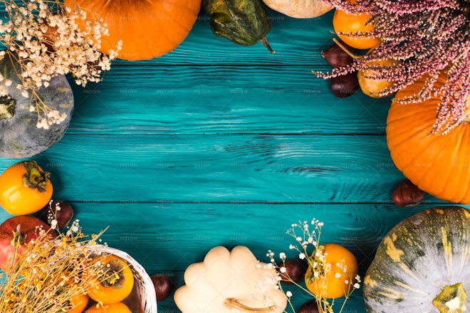 Autumn Thanksgiving Background - Stock Photos | Motion Array