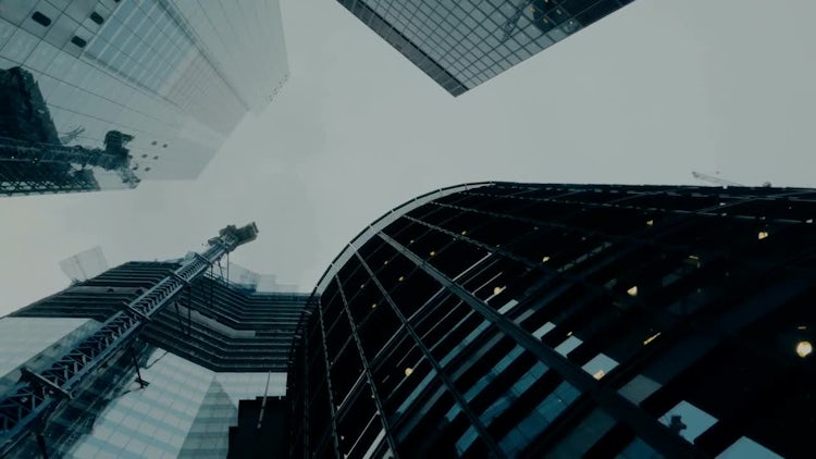 Skyscrapers In London, England, UK: Stock Video