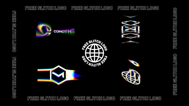 Free Glitch Logo