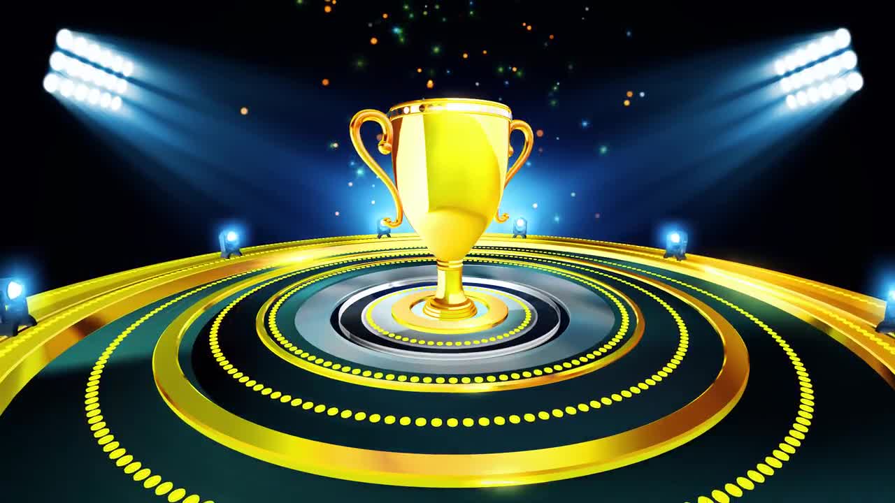 Rotating Gold Trophy Cup Loop - Stock Motion Graphics | Motion Array