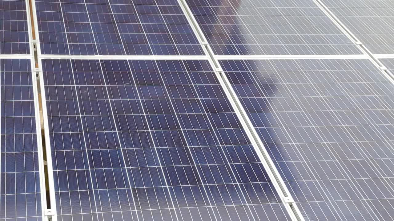 Close Up Shot Of Solar Panels - Stock Video | Motion Array
