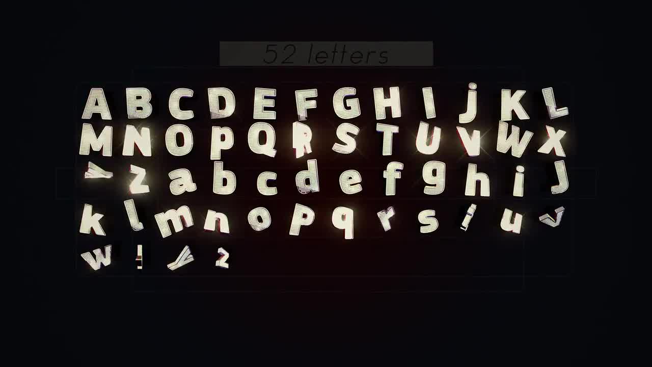 After Effects Templates Animated Letters | Motion Array