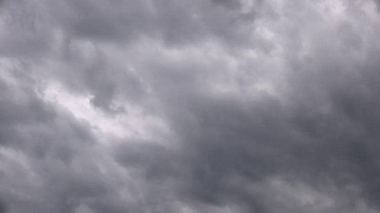 Dark Clouds Cover The Sky: Stock Video