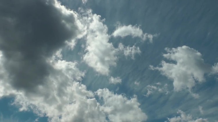 Rain Clouds With Lens Flare: Stock Video