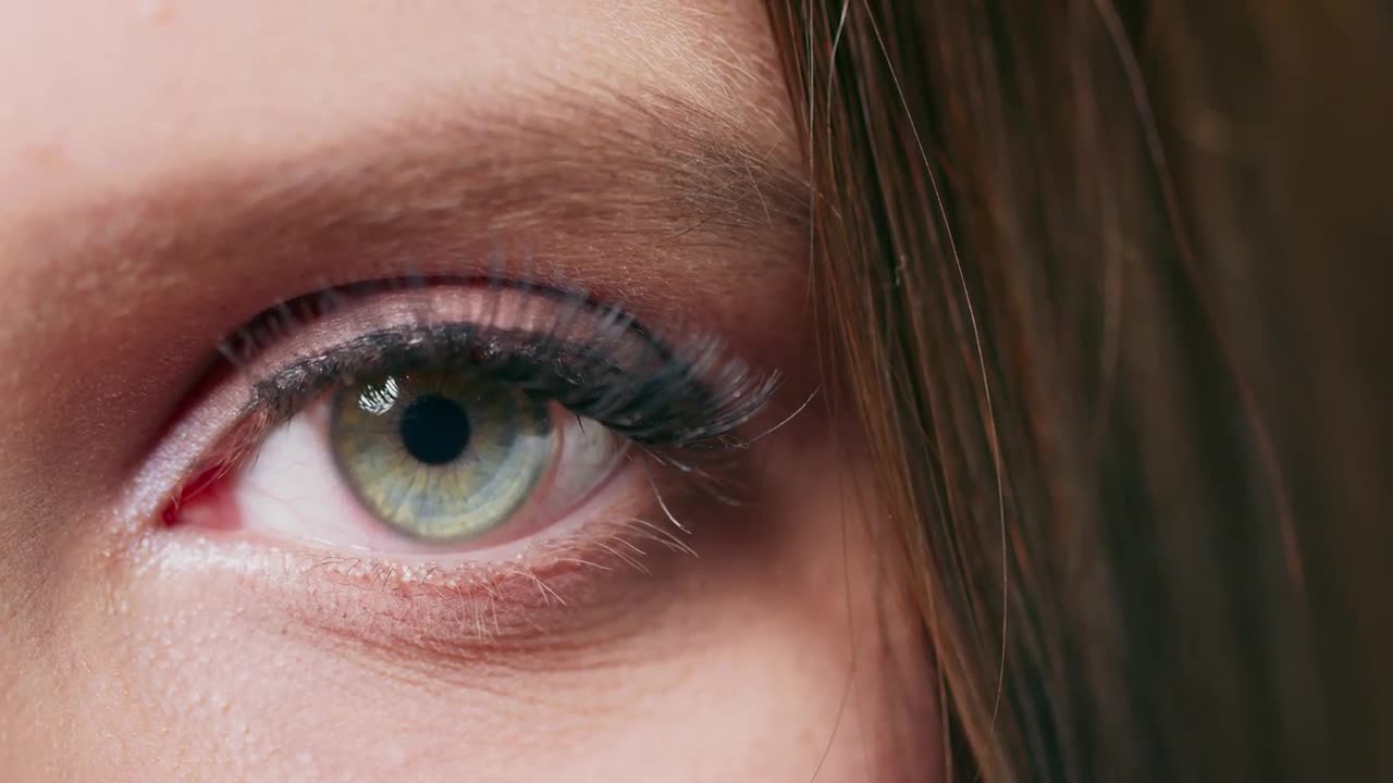 Female Eye Extreme Close-Up - Stock Video | Motion Array