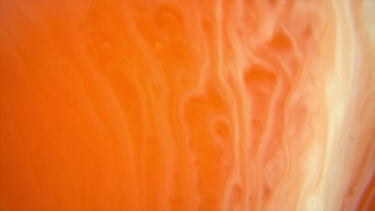Orange And White Paints Mixing: Stock Video