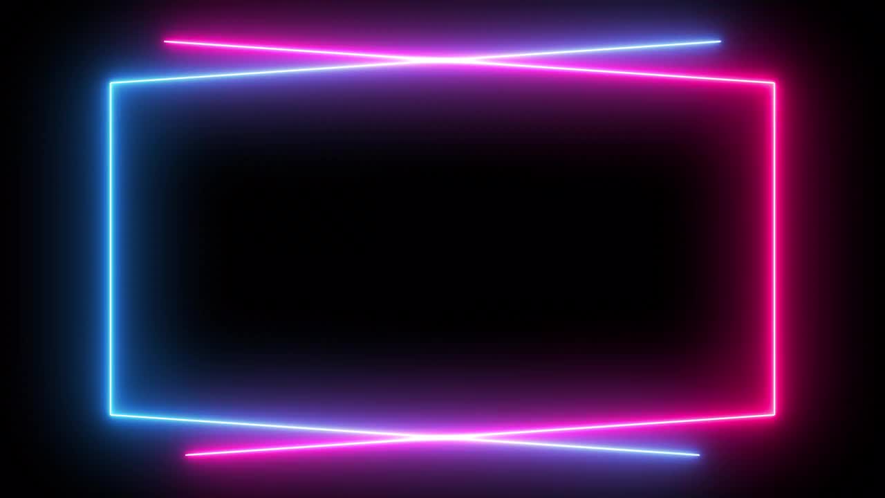 Neon Frame Pack - Stock Motion Graphics | Motion Array