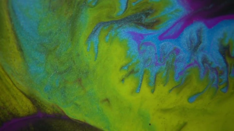 Liquid Paint Mixture Texture Design : Stock Video