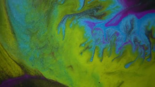 Liquid Paint Mixture Texture Design : Stock Video