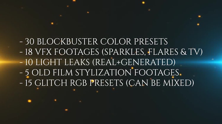 Blockbuster Post-Production Pack: Premiere Pro Presets