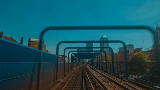 Train Journey In London: Stock Video