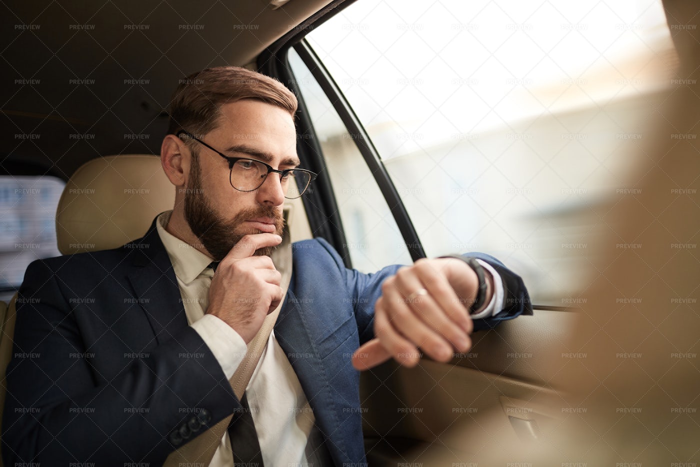 Hurrying To A Meeting: Stock Photos