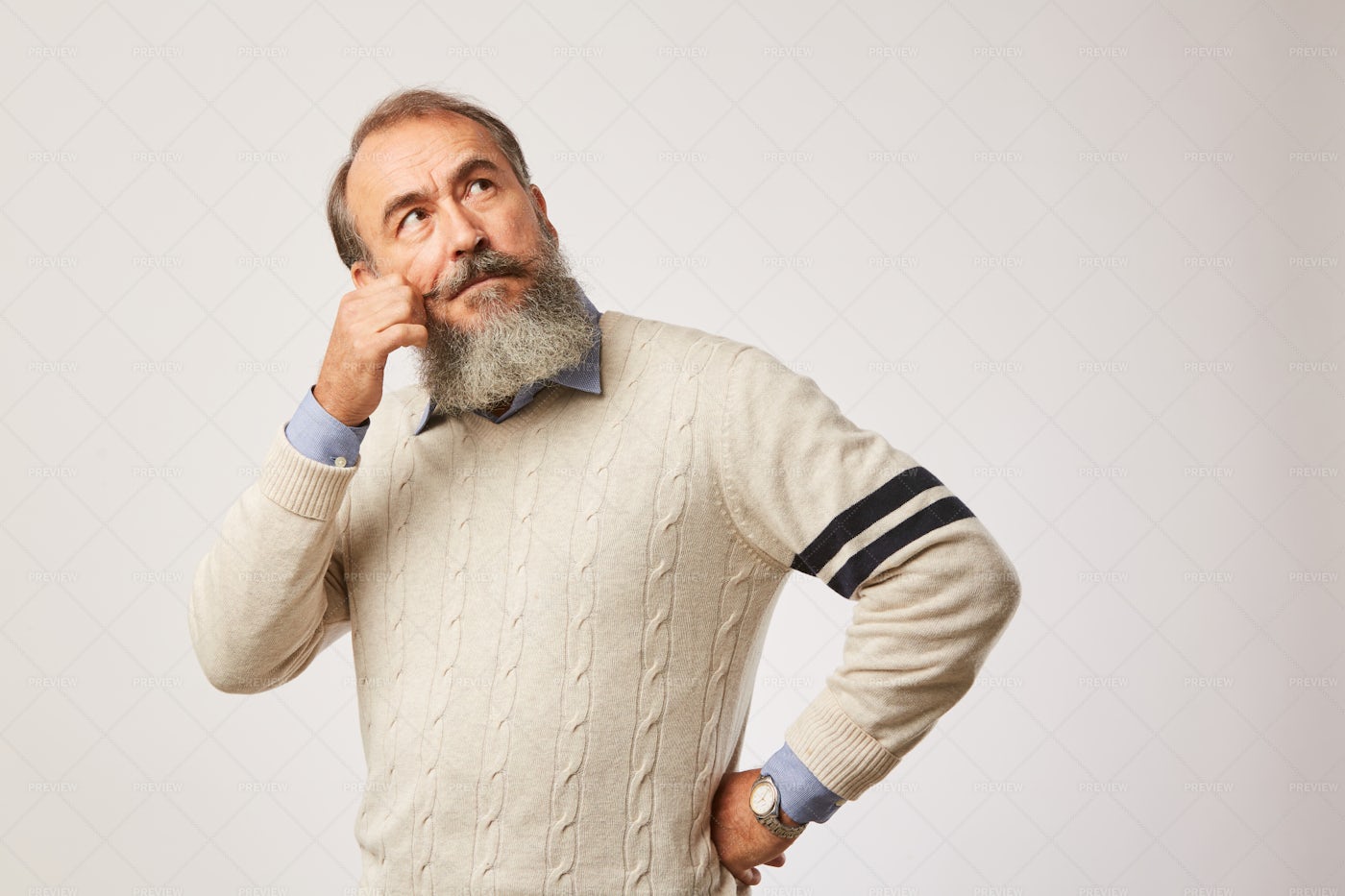 Man Thinking About Something: Stock Photos