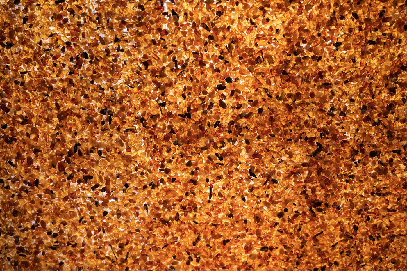 Mosaic Of Amber Stones: Stock Photos