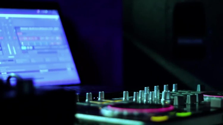 Control Panel Of Music Mixing: Stock Video