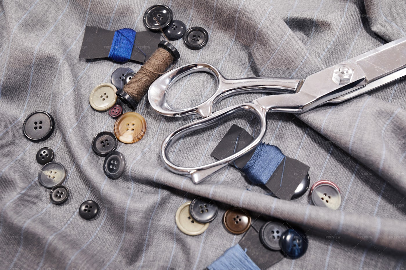 Items For Sewing: Stock Photos