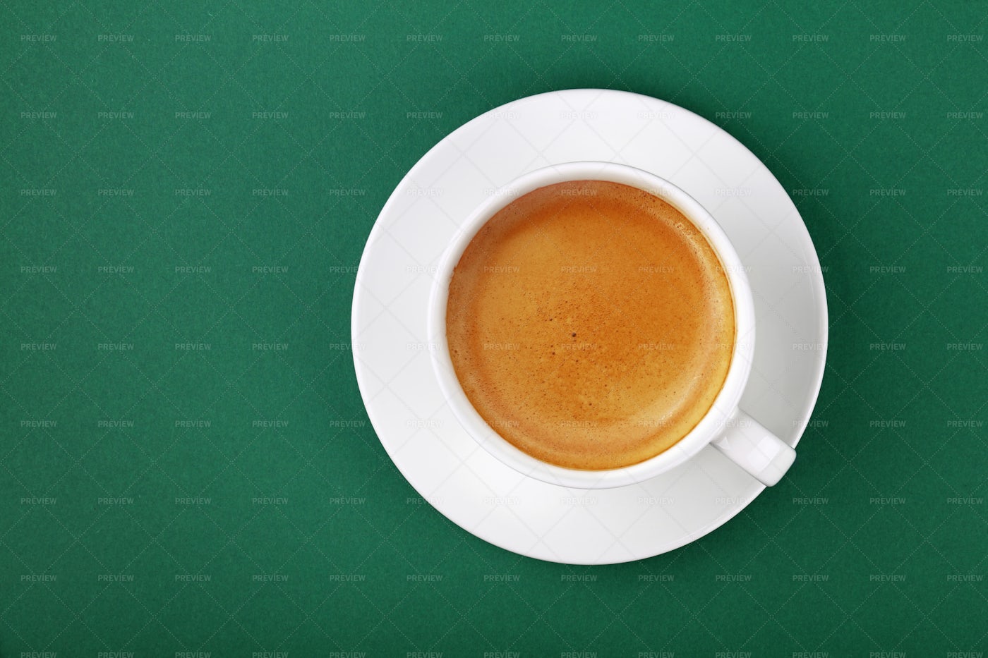 Espresso Cup On Green: Stock Photos
