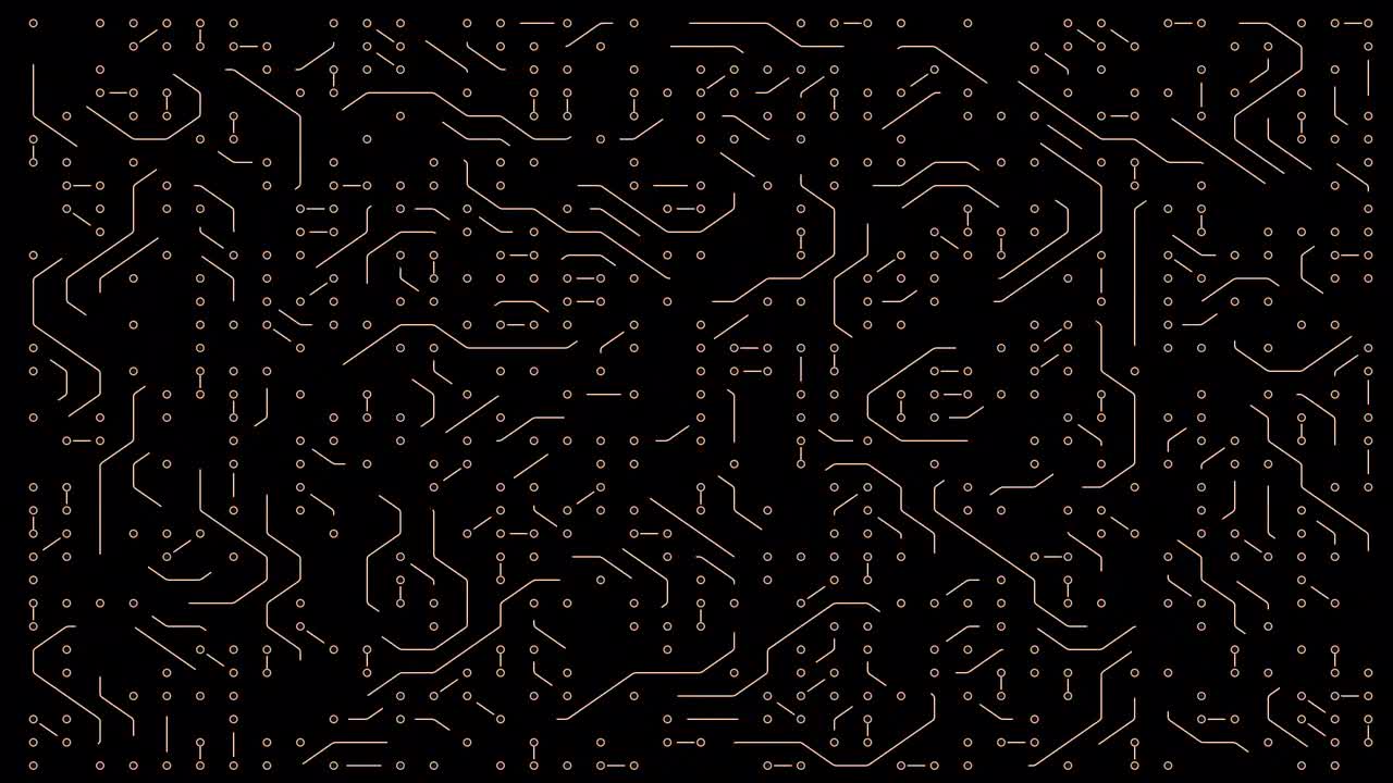 Simple Electric Circuit Background - Stock Motion Graphics | Motion Array