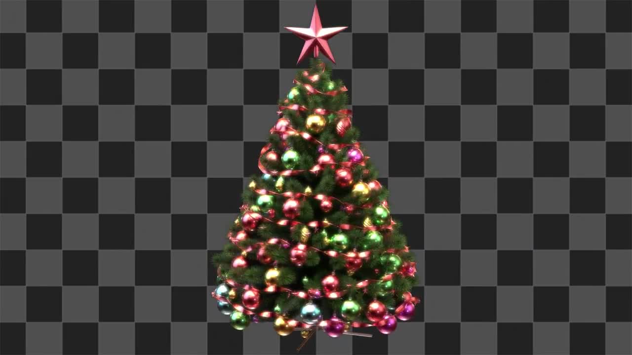 Christmas Tree Loop Stock Motion Graphics Motion Array