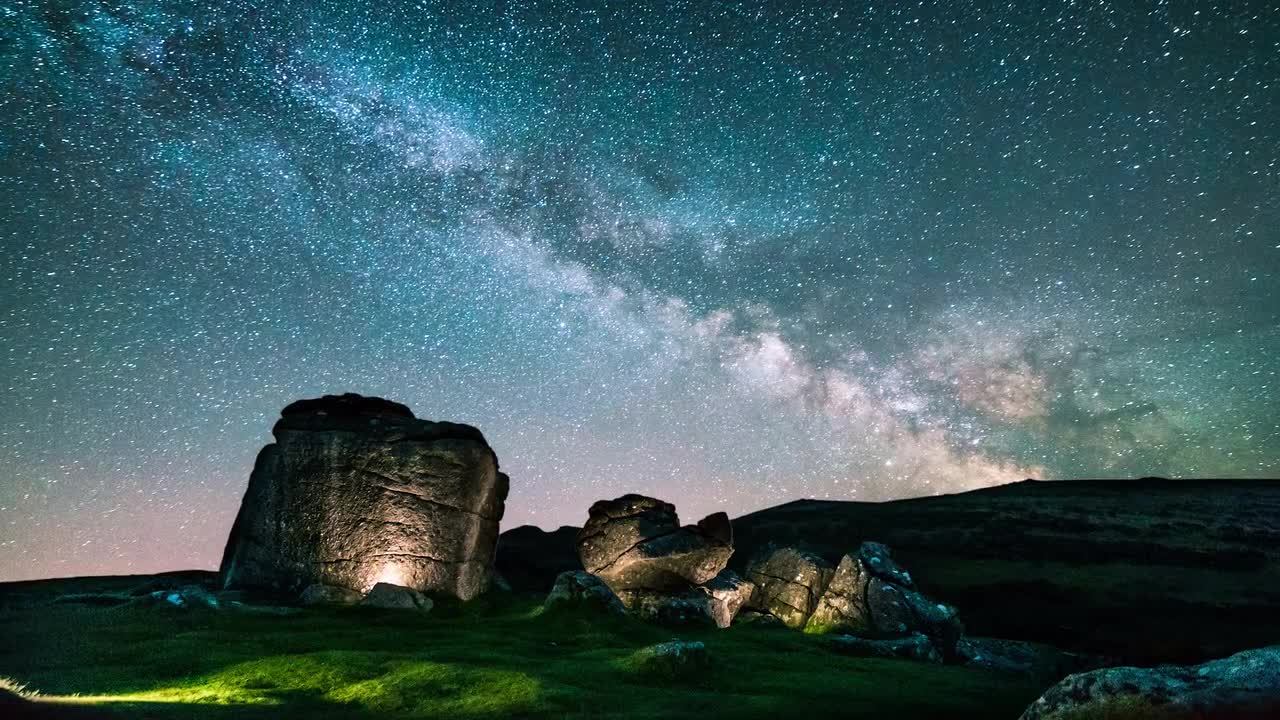 Parallax Milky Way - Stock Video | Motion Array