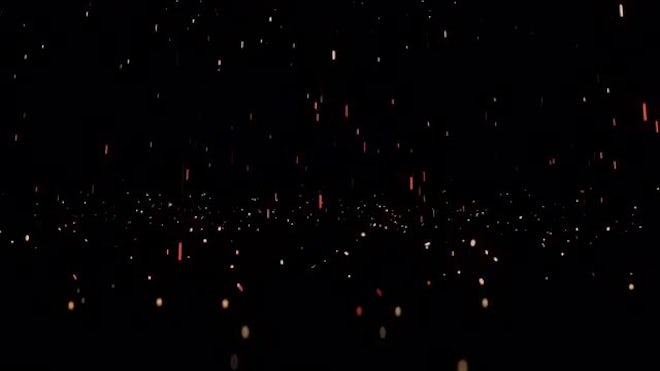 Rain Of Golden Sparks Stock Motion Graphics Motion Array