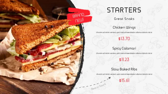 Restaurant Food Menu Promo - After Effects Templates | Motion Array