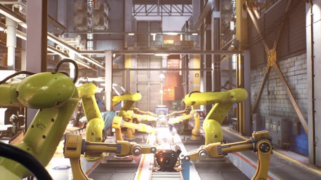 Robot Production Line Stock Motion Graphics Motion Array