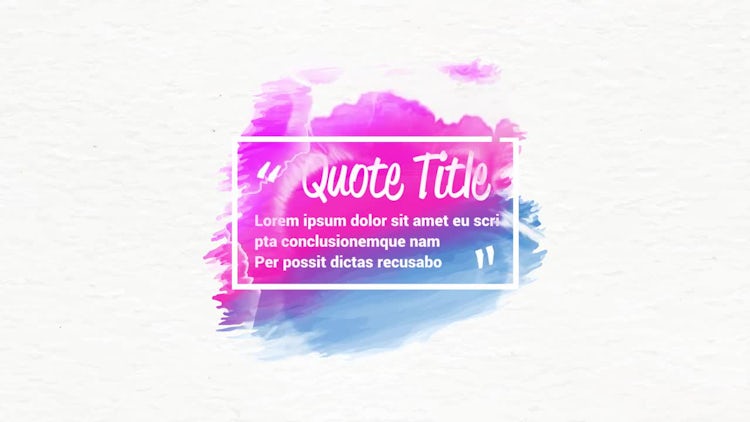 Quote Titles: Premiere Pro Templates
