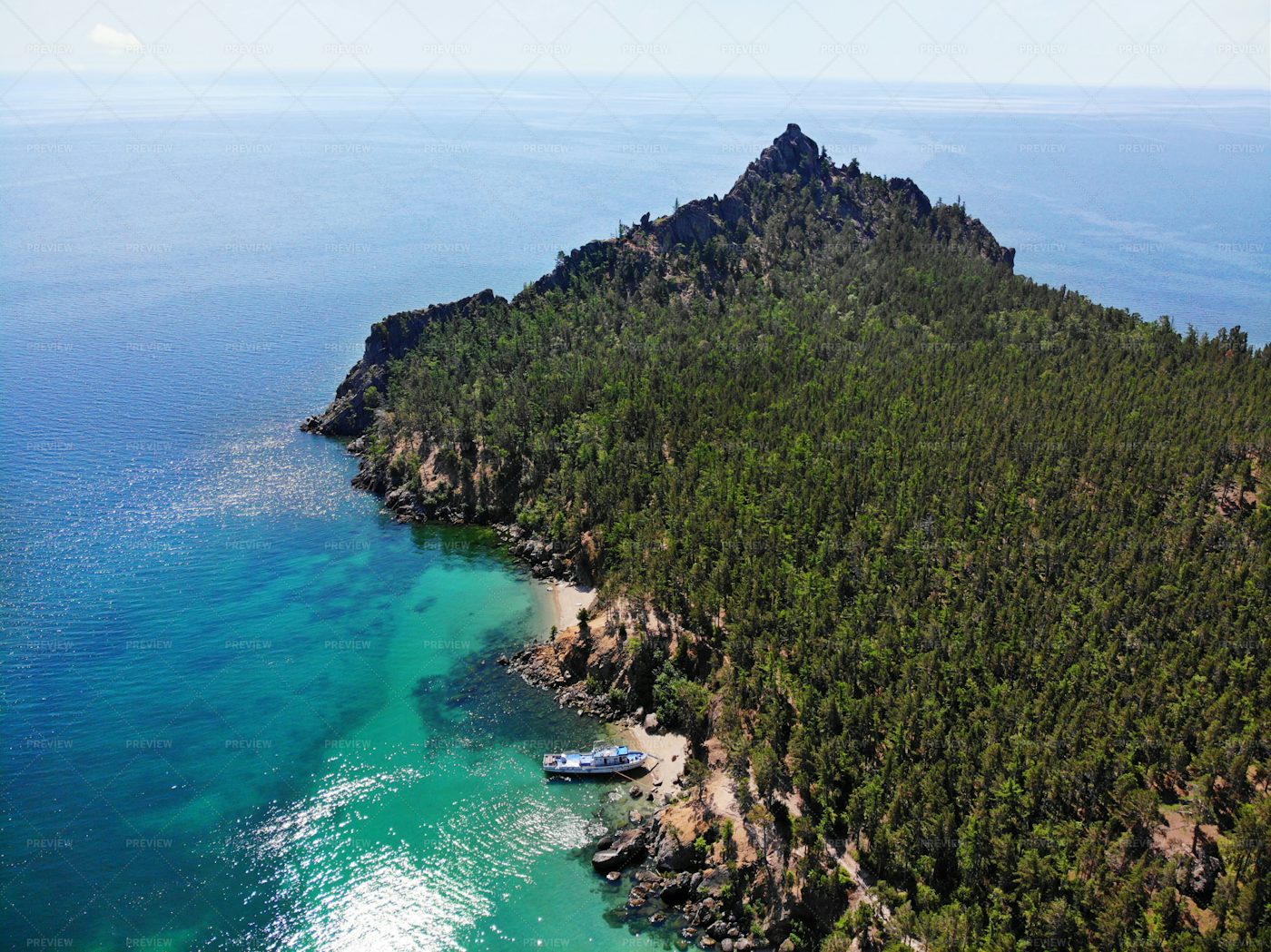 Lake Baikal In Summer: Stock Photos