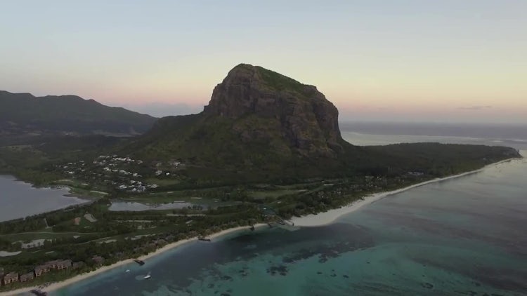 Le Morne Brabant Peninsula : Stock Video