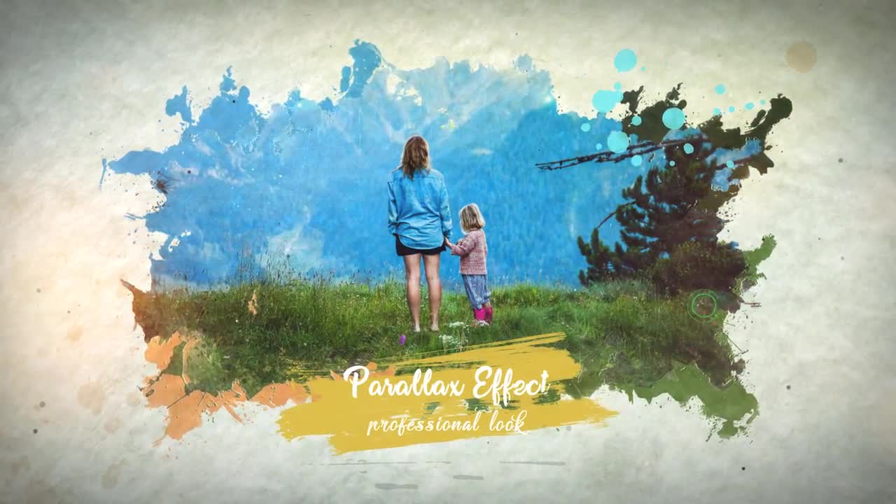Ink & Watercolor Slideshow After Effects Templates Motion Array