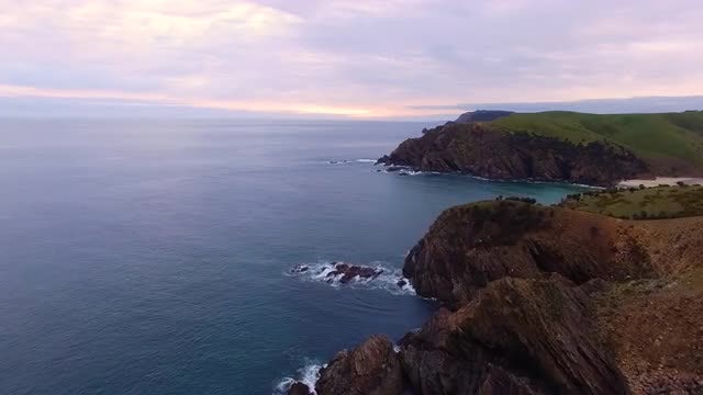 Aerial View Of An Island: Stock Video