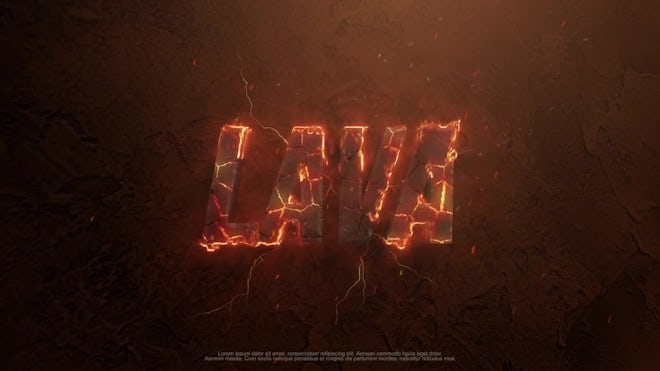 Lava Logo - After Effects Templates