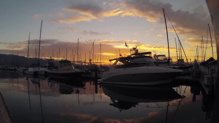 Time Lapse Of Calm Dock : Stock Video