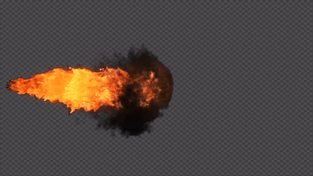 Flamethrower Burst On Alpha Stock Motion Graphics Motion Array