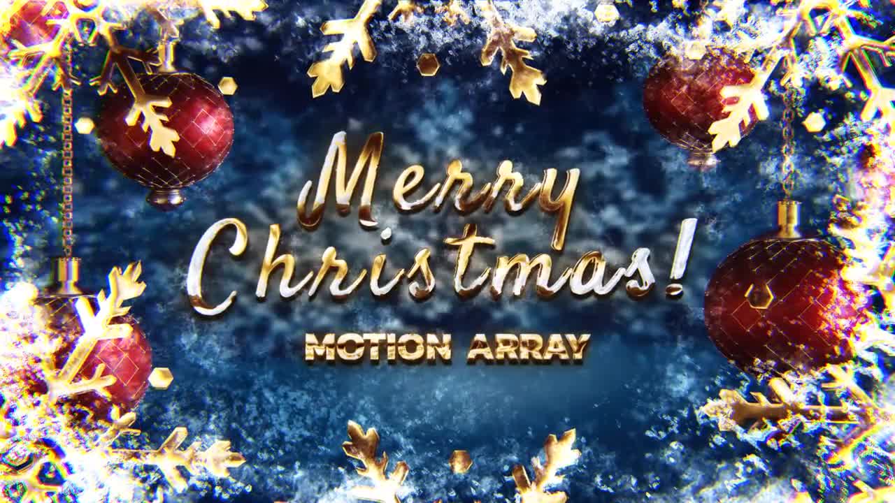 merry christmas after effects template free download