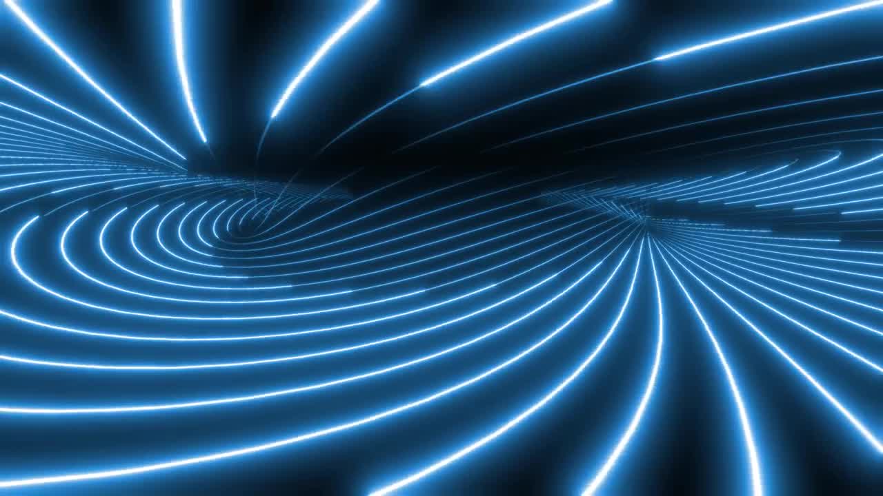 Colored Spiral Neon Stroke Loops - Stock Motion Graphics | Motion Array