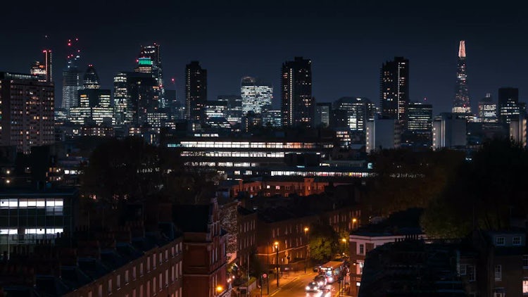 London City Time Lapse: Stock Video